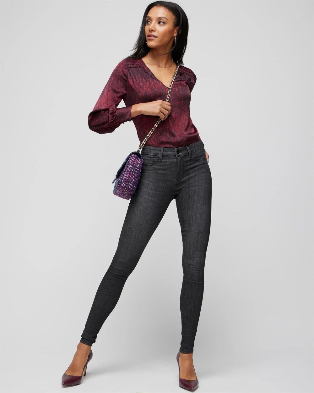 Petite High Rise Jeanie Denim Legging