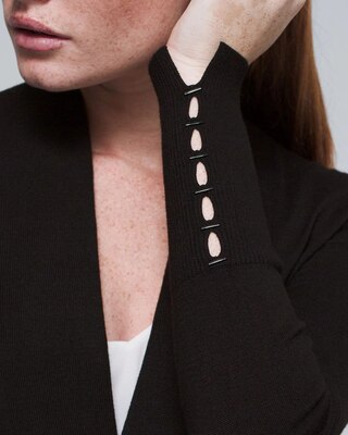 Belted Modern Ribbed Cardigan