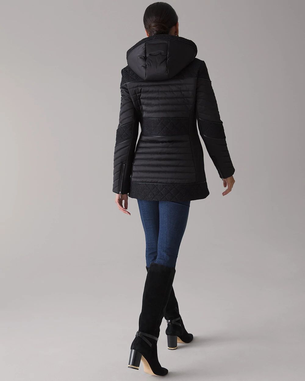 WKND Black Puffer Jacket