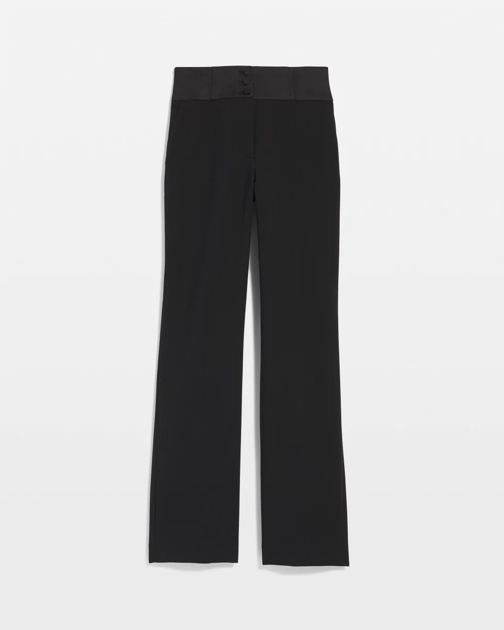 Extra High-Rise Tuxedo Luxe Stretch Trouser