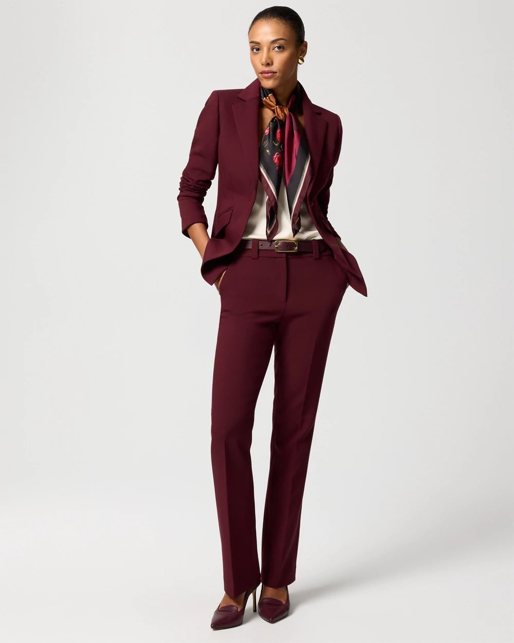 Luxe Stretch High-Rise Blake Slim Boot Pant click to view larger image.
