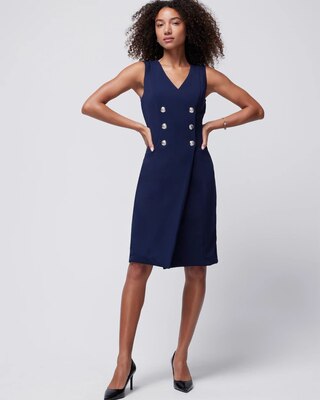 Sleeveless Blazer Dress