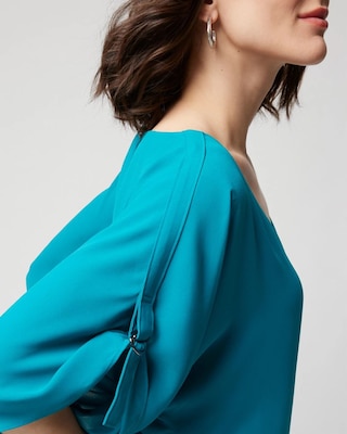 Utility Sleeve Kimono Blouse