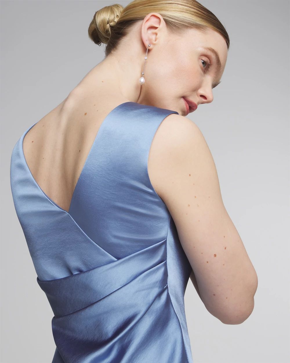 Sleeveless Satin Slip Dress
