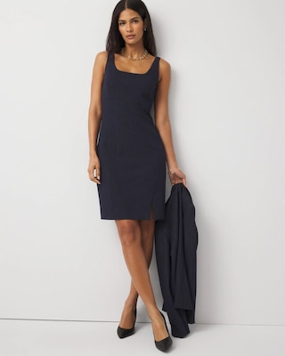 Petite Tailored Denim Dress