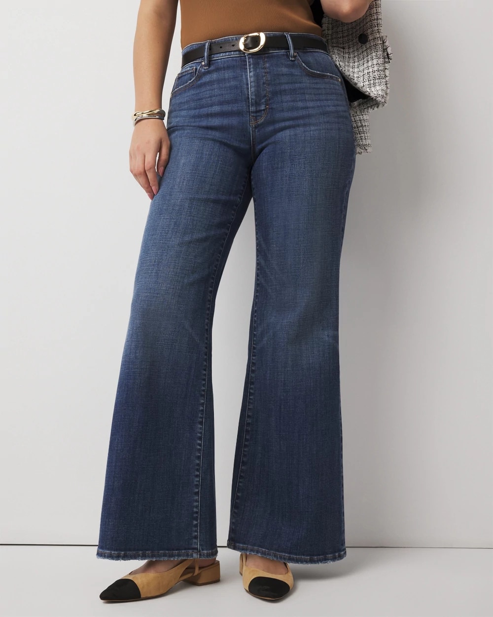 High-Rise Wide Leg Jeans