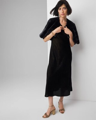 Velvet Slip Dress click to view larger image.