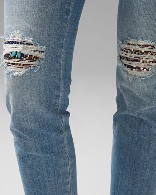 High-Rise Everyday Soft Denim™ Destructed Straight Jeans