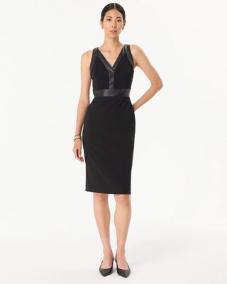 V-neck Sheath Dress