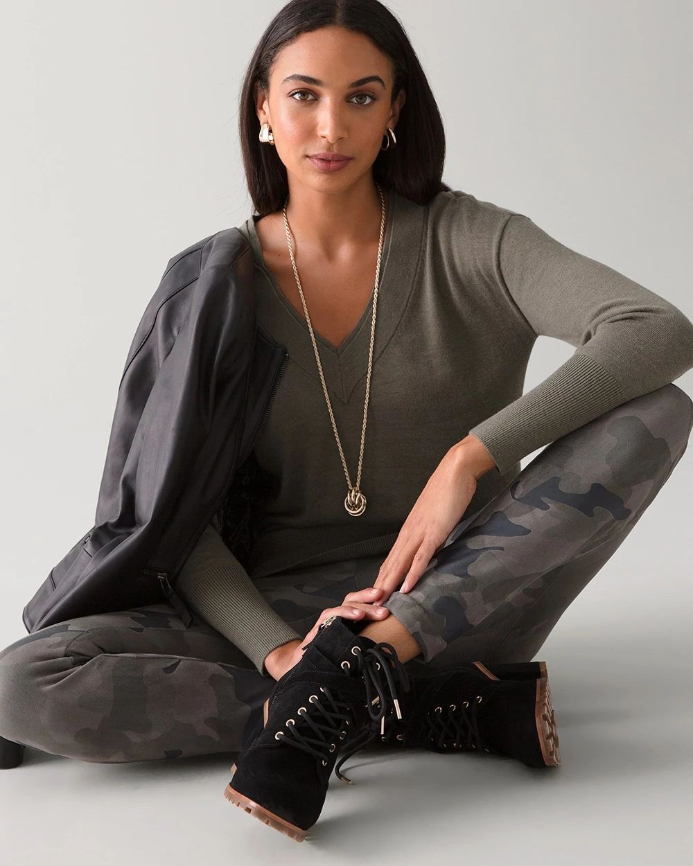 Camo-Print WHBM Runway Leggings