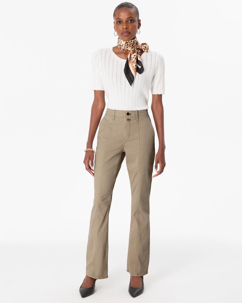 Pret Seamed High-Rise Bootcut Pant
