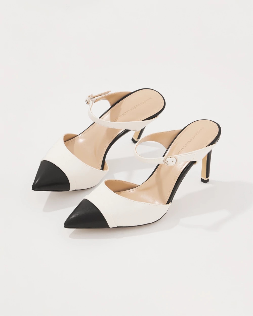 Contrast Cap Toe Pump - image 2