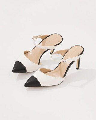 Contrast Cap Toe Pump click to view larger image.