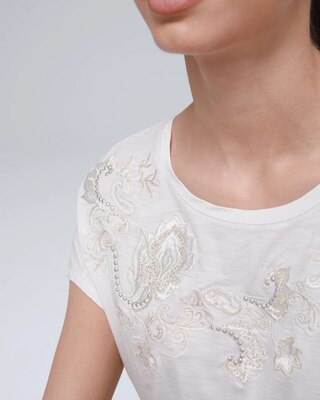 Embellished Short Sleeve Tee