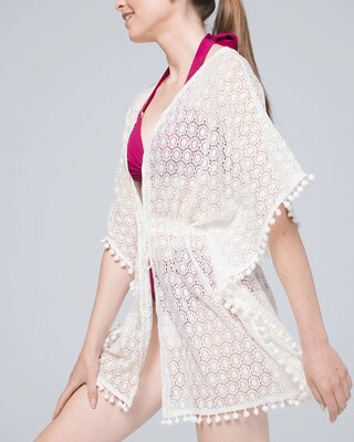 Eyelet Swim Cover-Up