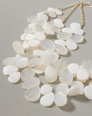 Mother of Pearl Statement Necklace