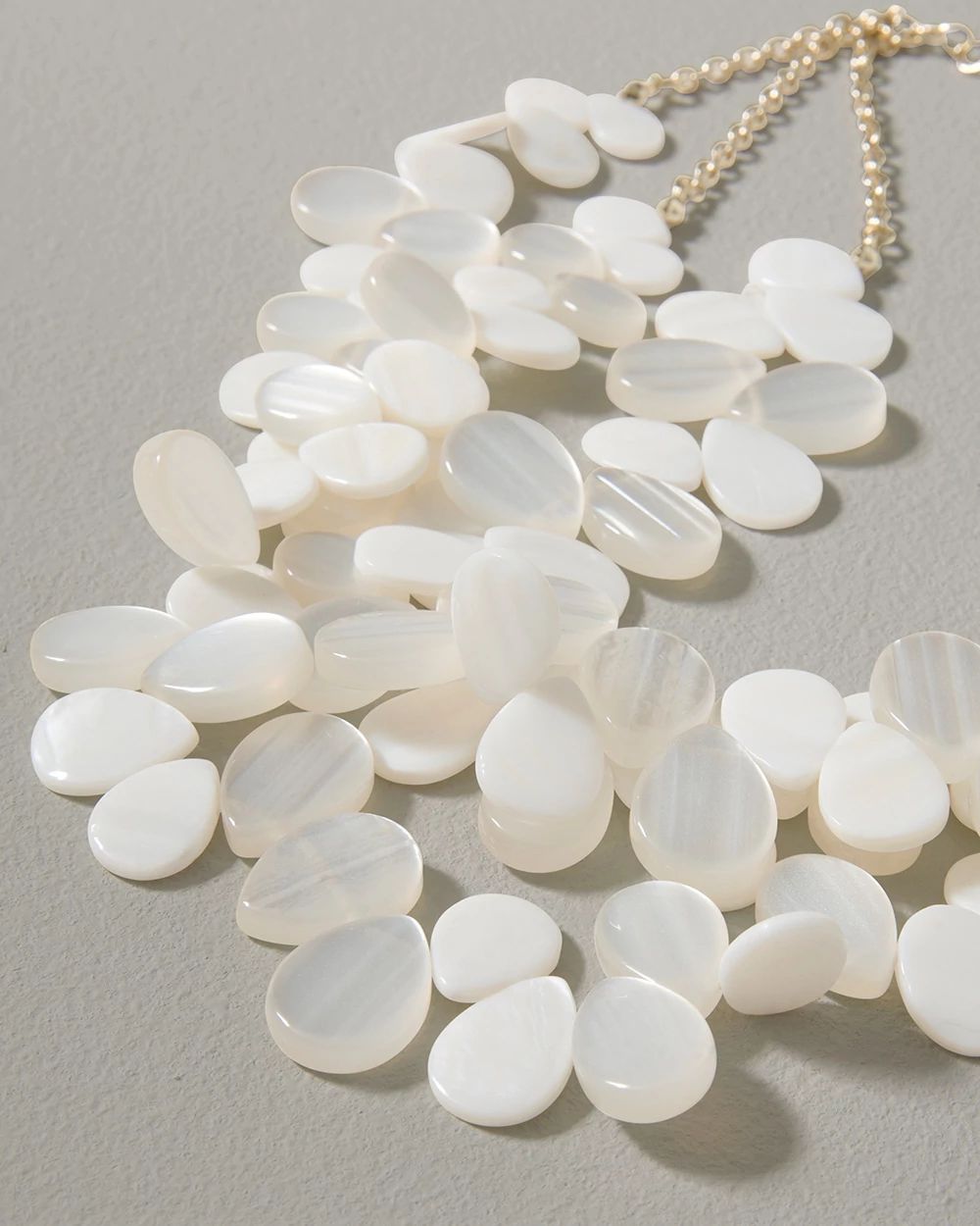 Mother of Pearl Statement Necklace