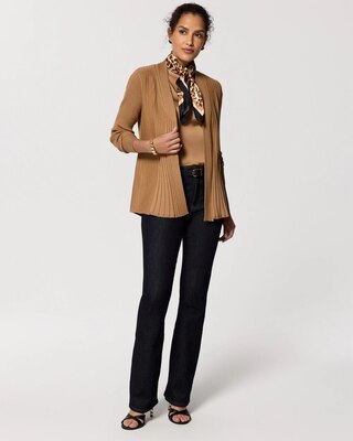 Ribbed Long Sleeve Coverup click to view larger image.