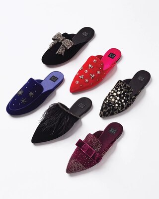 Embellished Mules