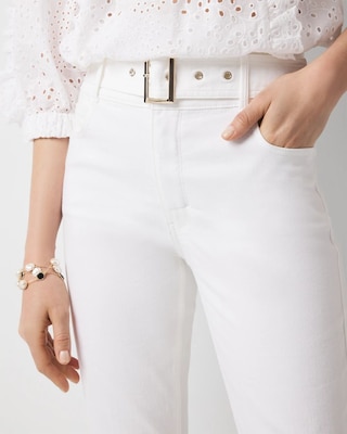 Extra High-Rise Belted Skinny Flare Jean click to view larger image.