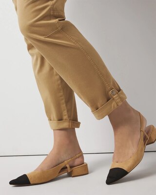 Mid-Rise Pret-A-Pedi Straight Cropped Pants click to view larger image.
