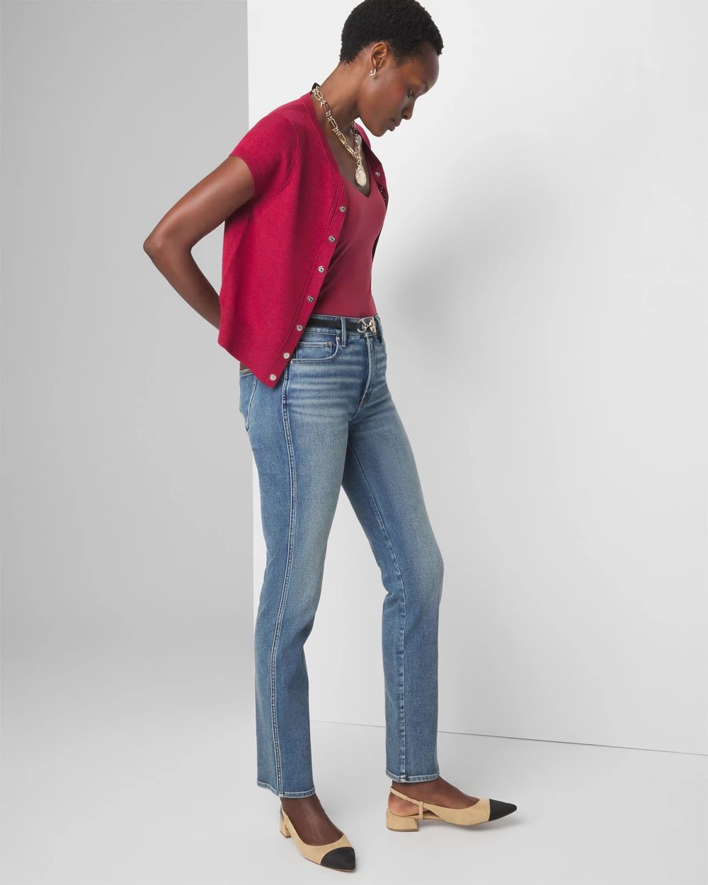 WHBM FORME™ All Ways Stretch V-Neck Cami