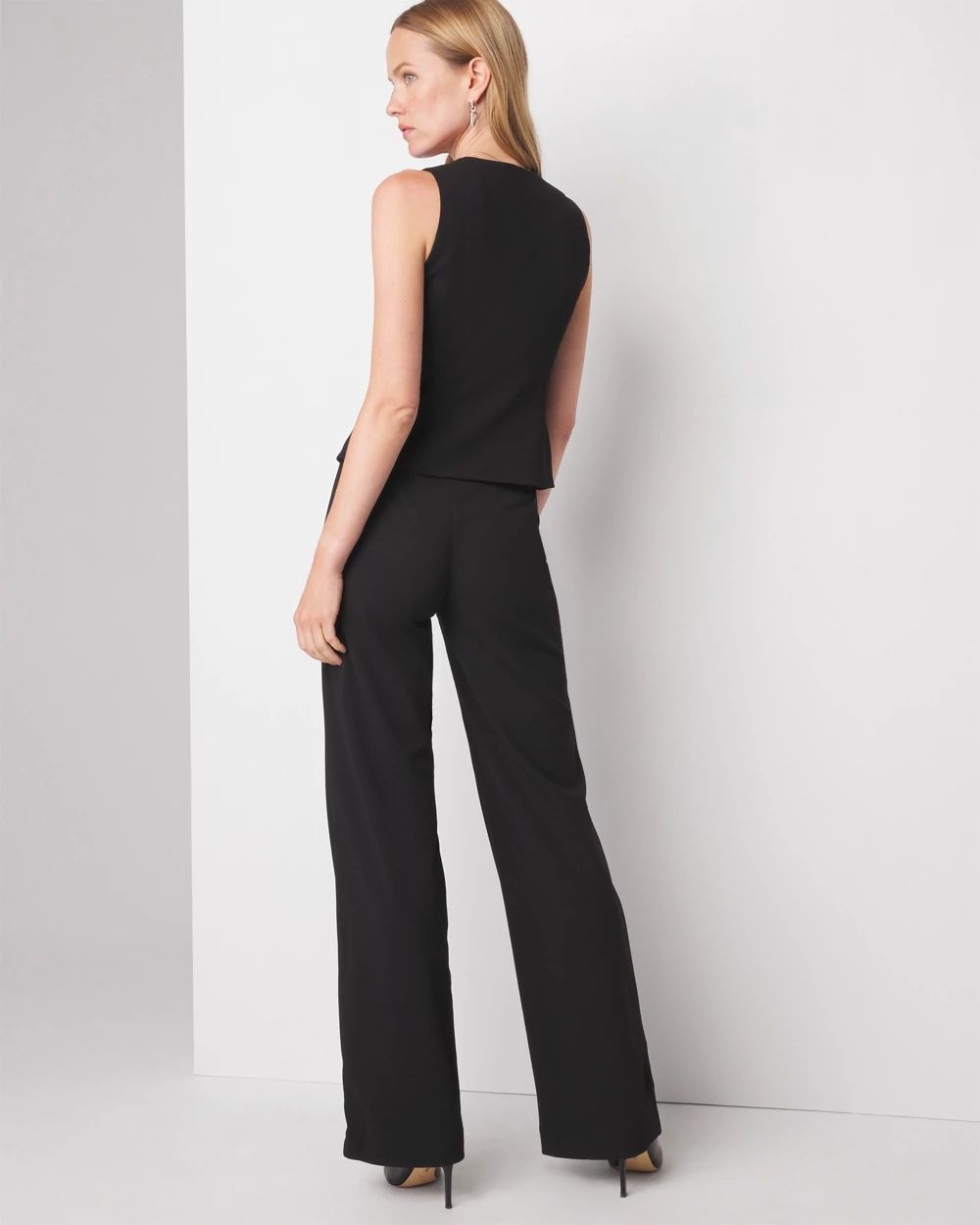 Petite WHBM® Slip On Wide Leg Pant