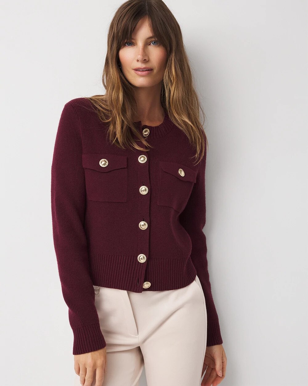 Button-Front Cardigan - image 1