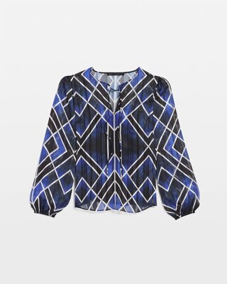 Tie Neck Blouse click to view larger image.