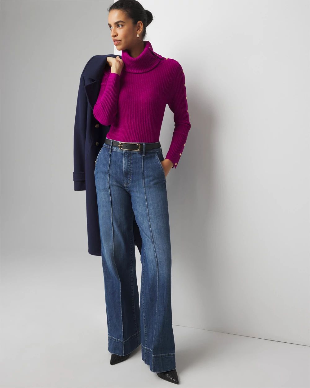 Extra High-Rise Wide Leg Trousers
