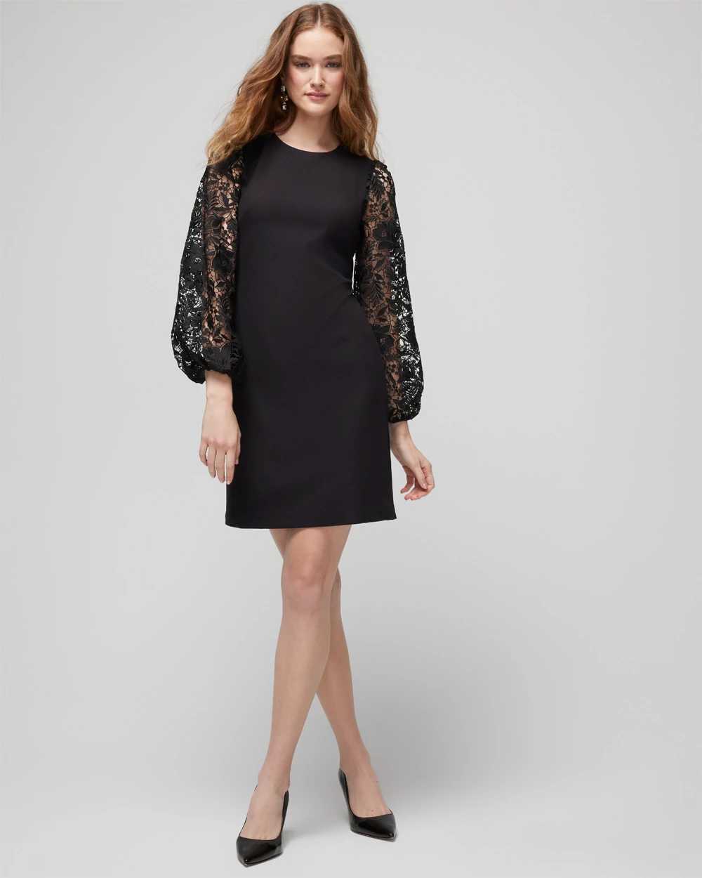 White house black market lace on sale dress