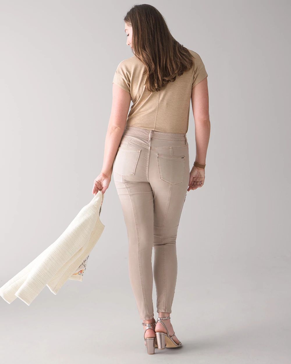 Curvy High-Rise Skinny Ankle Jeans