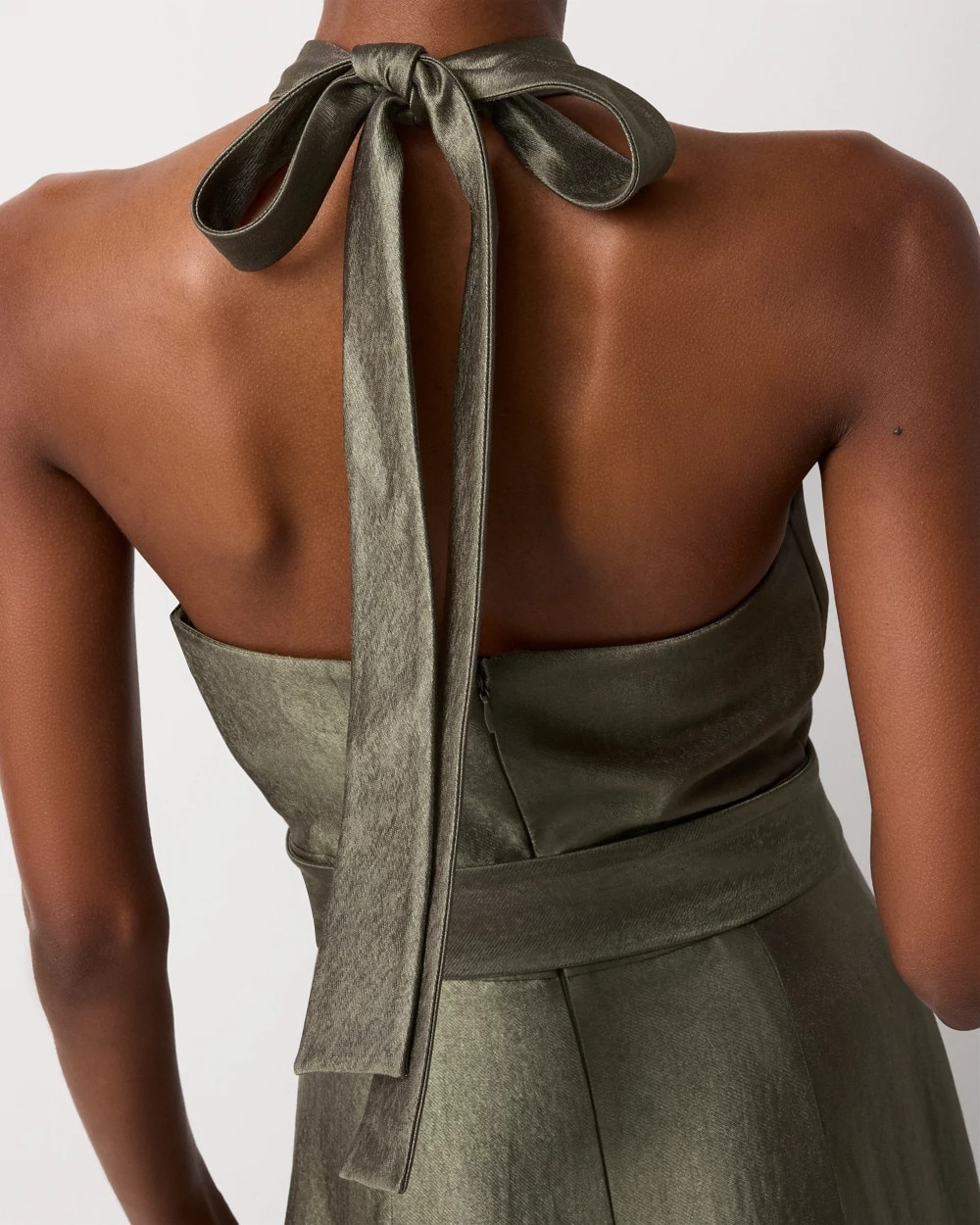 Belted Halter Jumpsuit