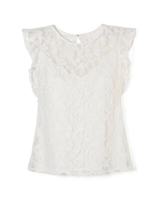 Sleeveless Lace Top