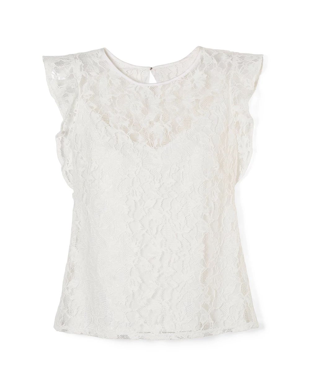 Sleeveless Lace Top