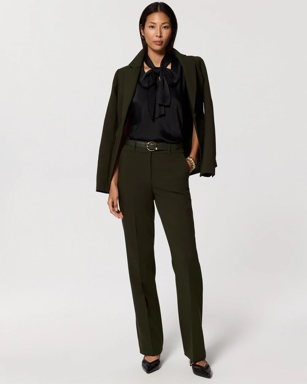 Luxe Stretch High Rise Riley Trouser