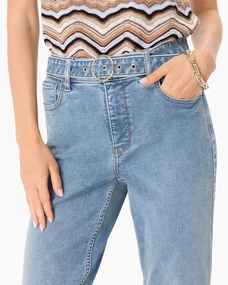High-Rise Belted Trouser Ease Jean click to view larger image.
