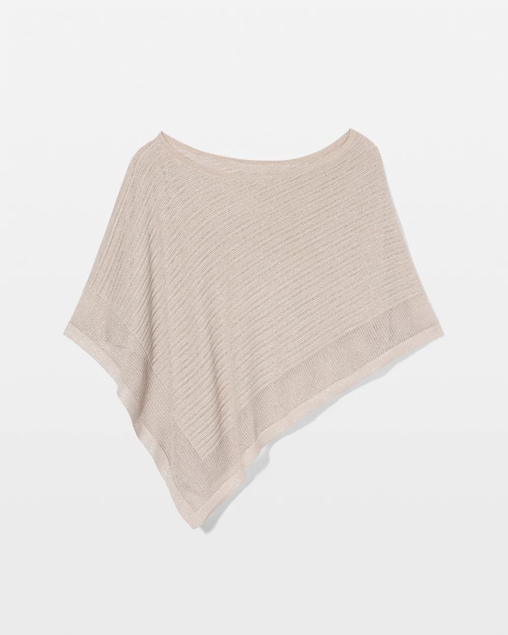 Metallic Asymmetrical Poncho