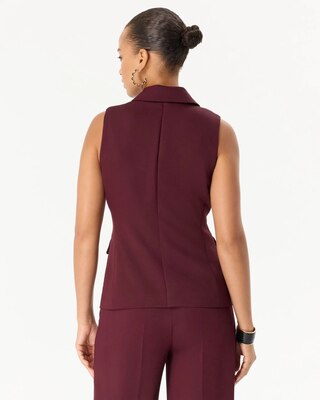 One-Button Tailored Vest click to view larger image.