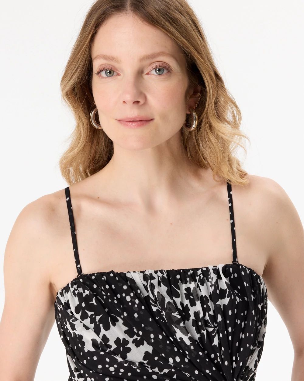 Draped Chiffon Bustier click to view larger image.
