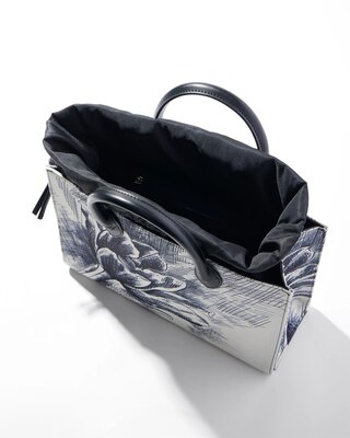 Sketched Floral Tote