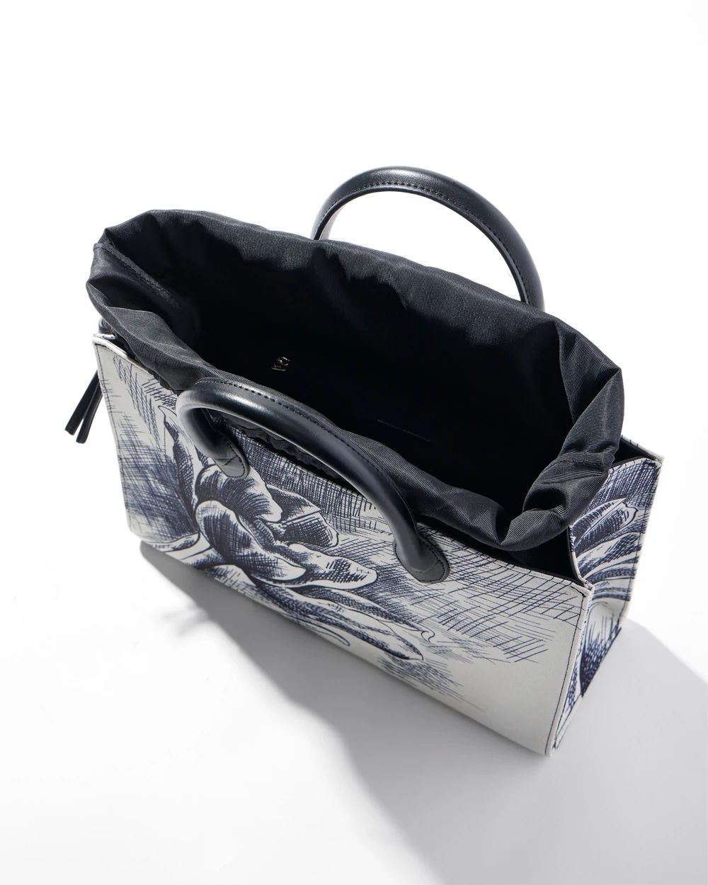 Sketched Floral Tote