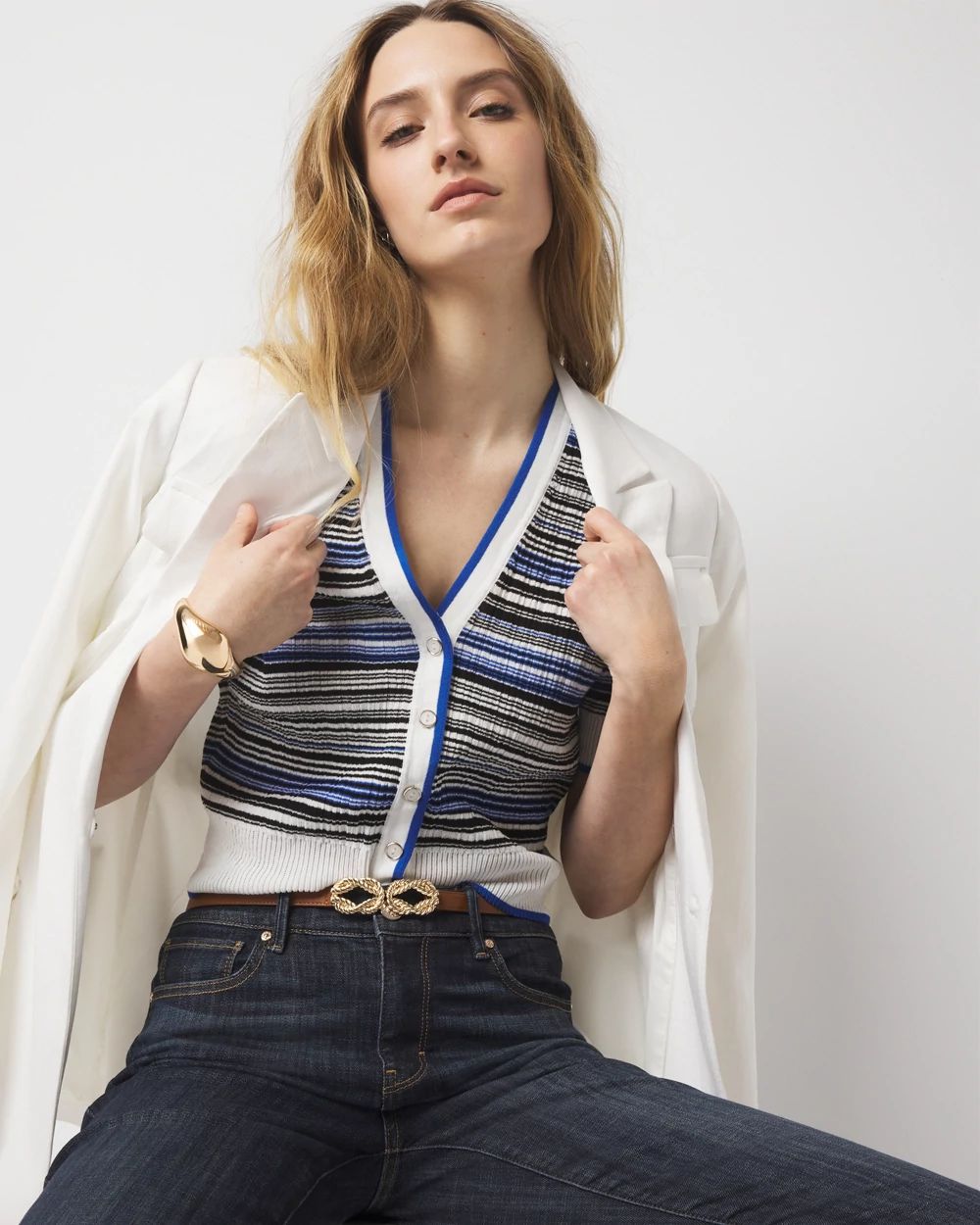 Striped Cardigan