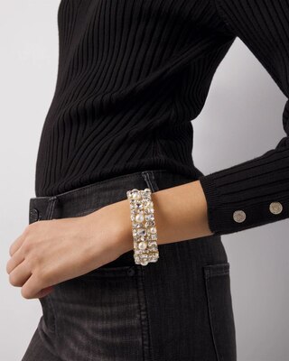 Mixed Media Stretch Bracelet