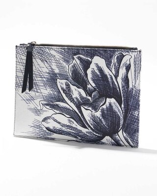 Sketched Floral Clutch click to view larger image.