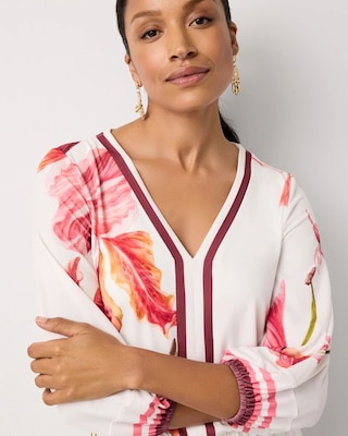 V-neck Mini Dress click to view larger image.