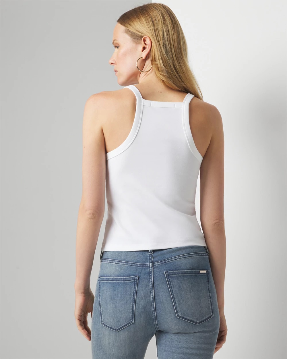 WHBMFORME™ Cotton Spandex Square Neck Tank