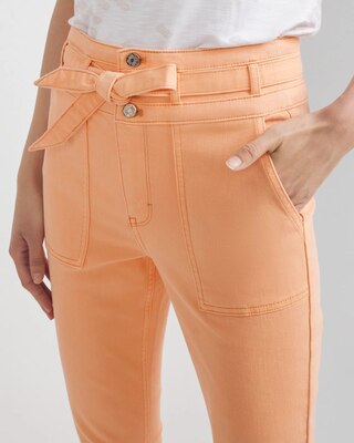 Extra High-Rise Utility Slim Ankle Jeans click to view larger image.