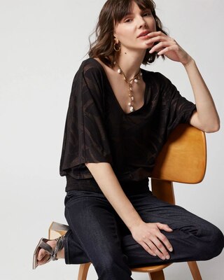 Matte Jersey Kimono Top