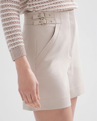 Extra High-Rise 5-Inch Buckle-Waist Shorts